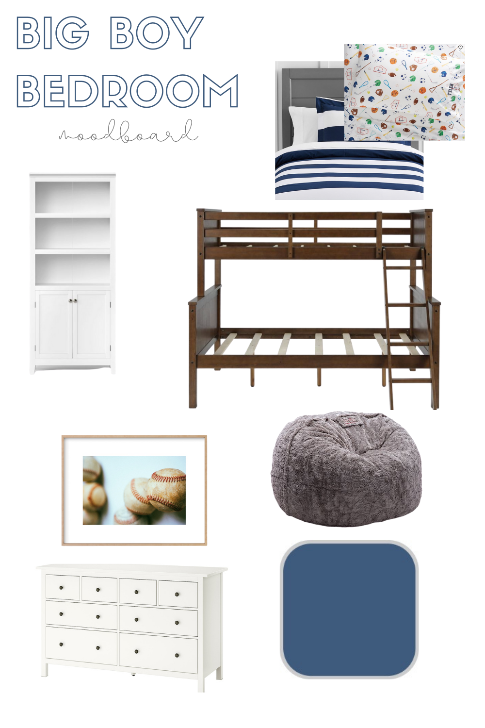 Big Boy Bedroom Plans - Kozy and Co